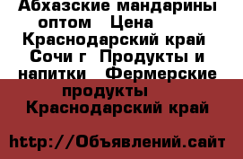 Абхазские мандарины оптом › Цена ­ 19 - Краснодарский край, Сочи г. Продукты и напитки » Фермерские продукты   . Краснодарский край